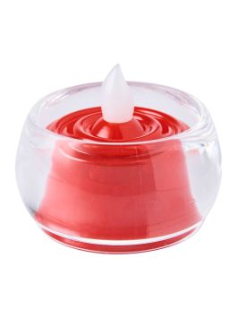 LED Light Red with Holder - LED环保灯红+塑料杯